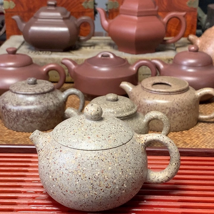 茶壶紫砂粗砂西施