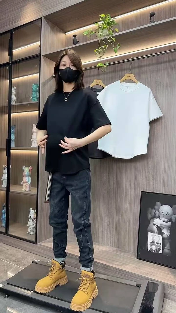 纯色净版T恤男夏季新款燕尾修身打底衫韩版休闲弧形下摆男士短袖