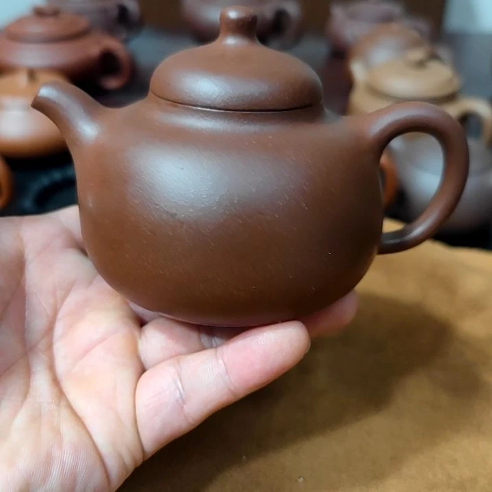 紫砂茶壶宜兴紫砂壶精工半手工拍打