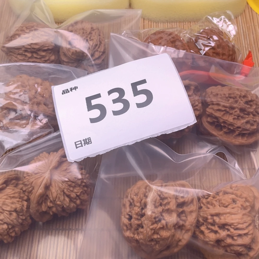 文玩核桃把件535号6对带练手粗筋