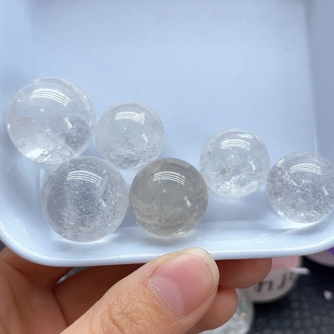 珠宝半成品水晶未镶嵌26白水晶单株无裂