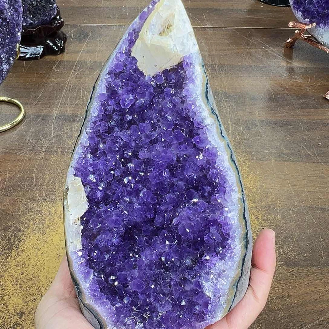 紫晶摆件未镶嵌晶体