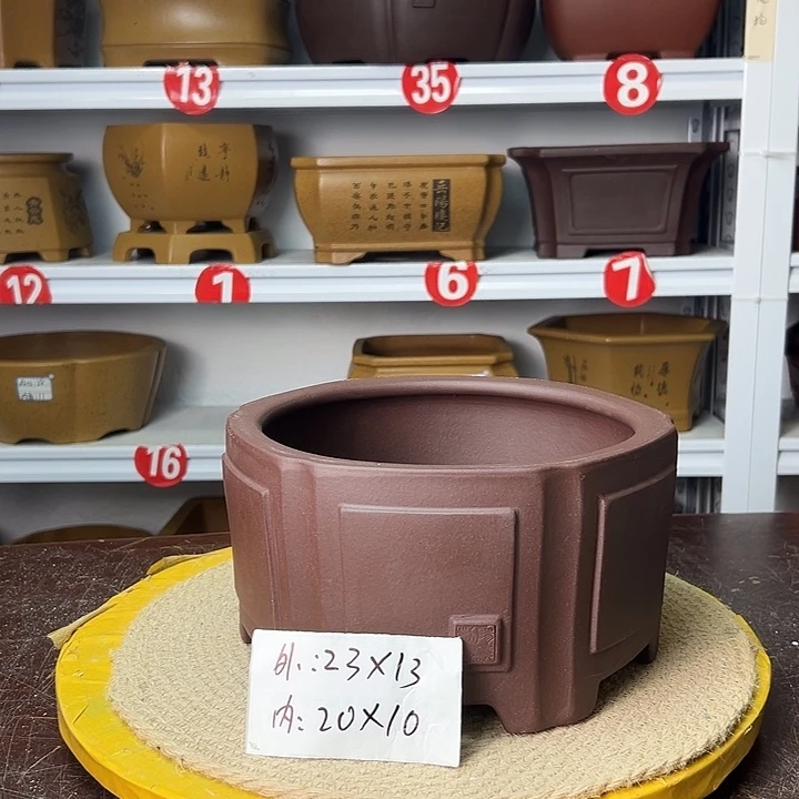 花盆紫砂你在一起