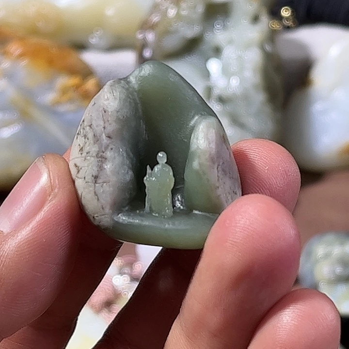 悟****和田玉未镶嵌摆件