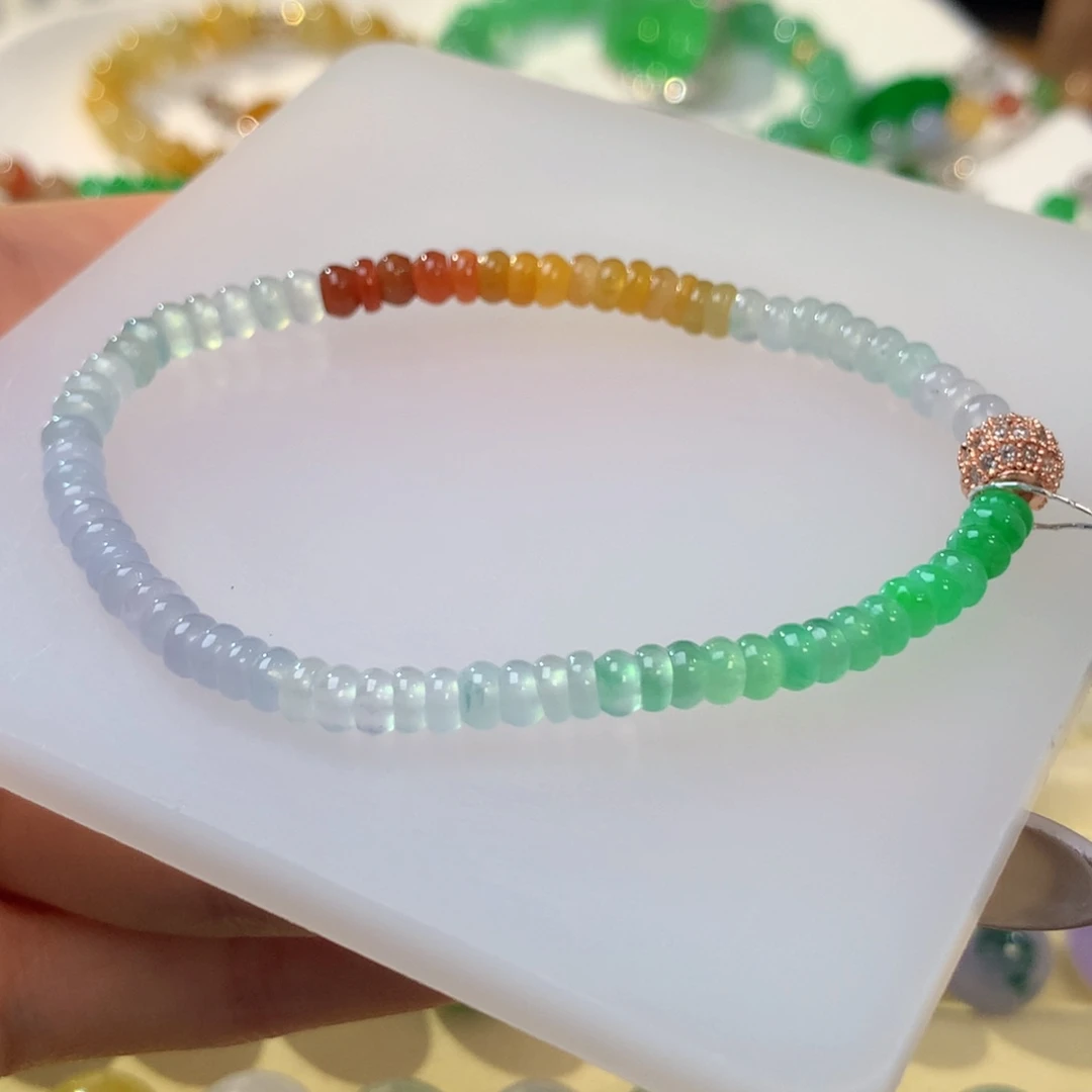 定制翡翠未镶嵌精品算盘 卡4