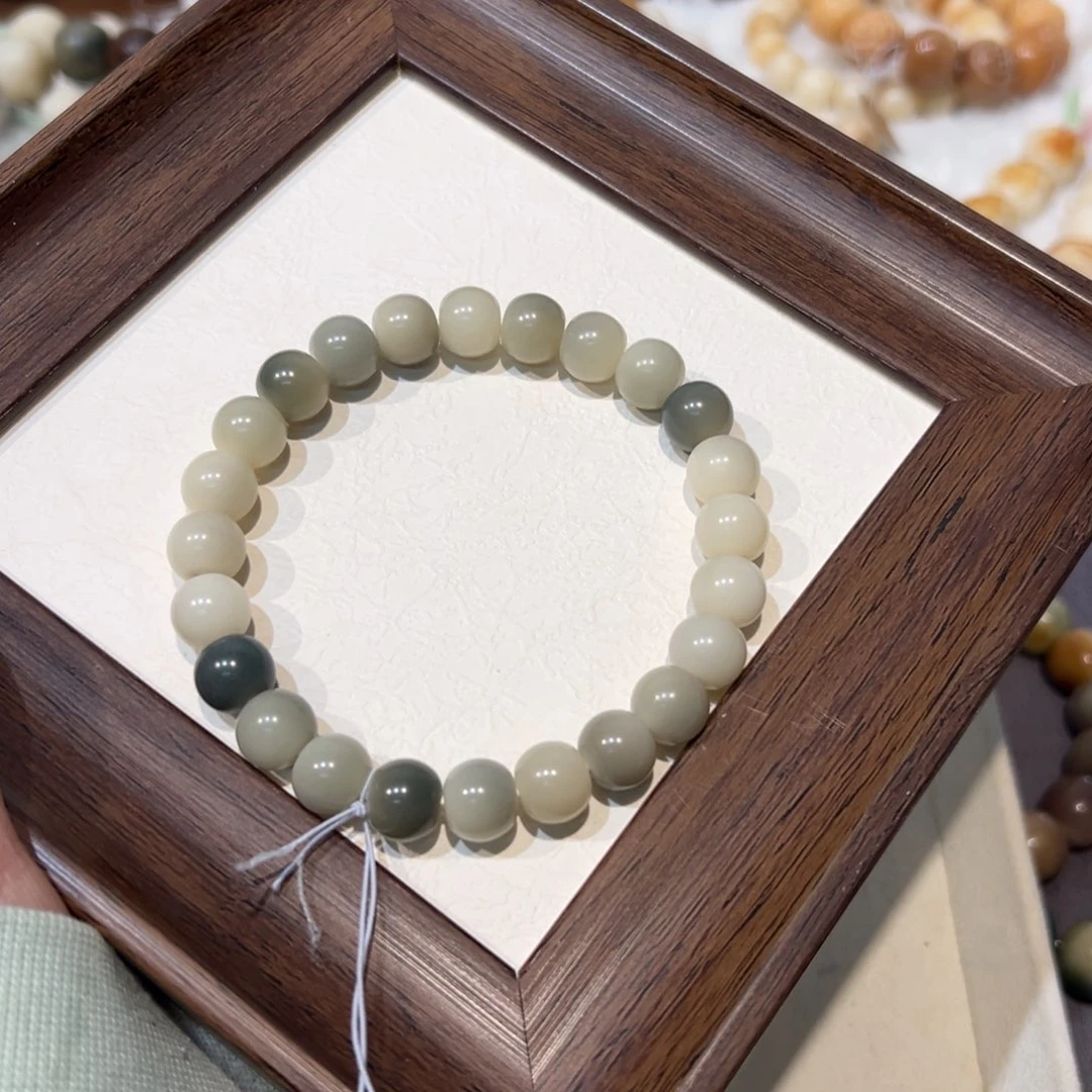 菩提根/象牙果吊坠茉莉奶绿暇