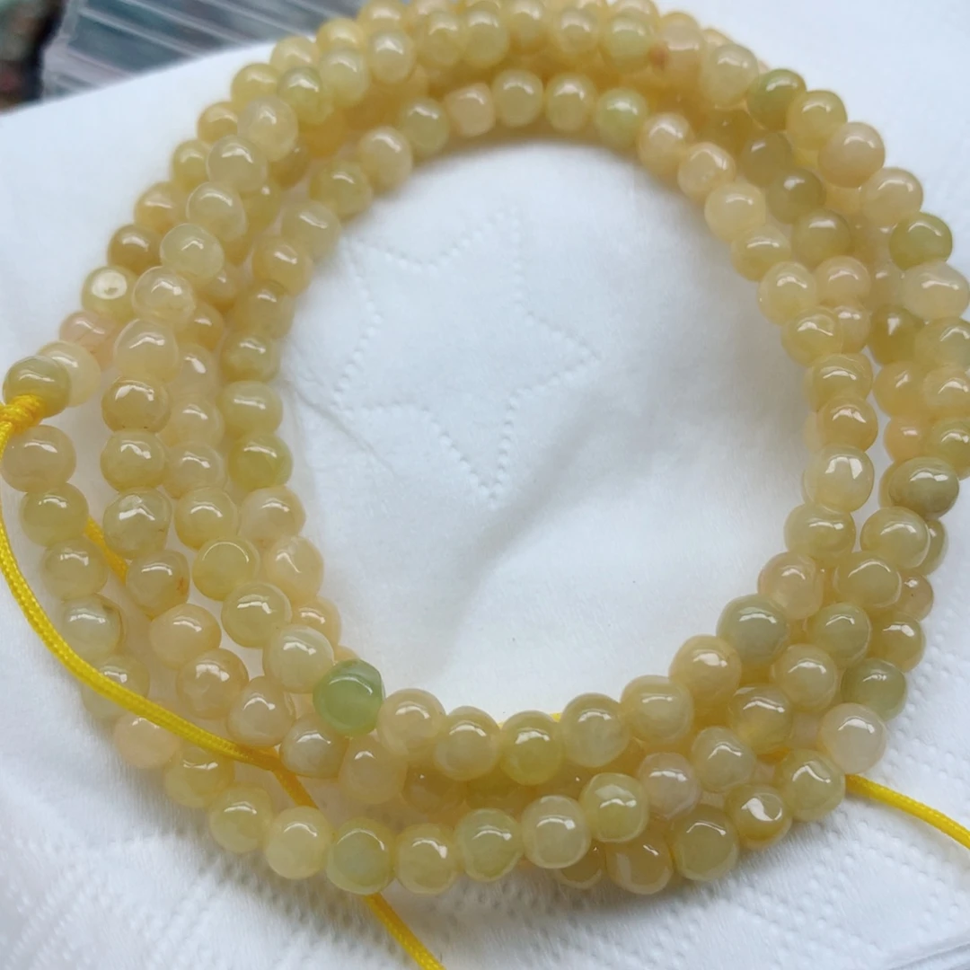 翡翠未镶嵌颈饰珠珠