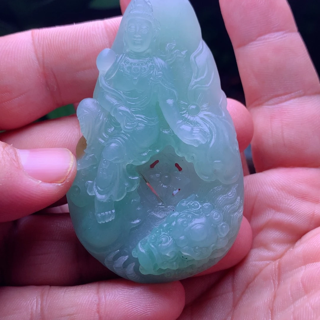 定制翡翠未镶嵌小***鱼翡翠
