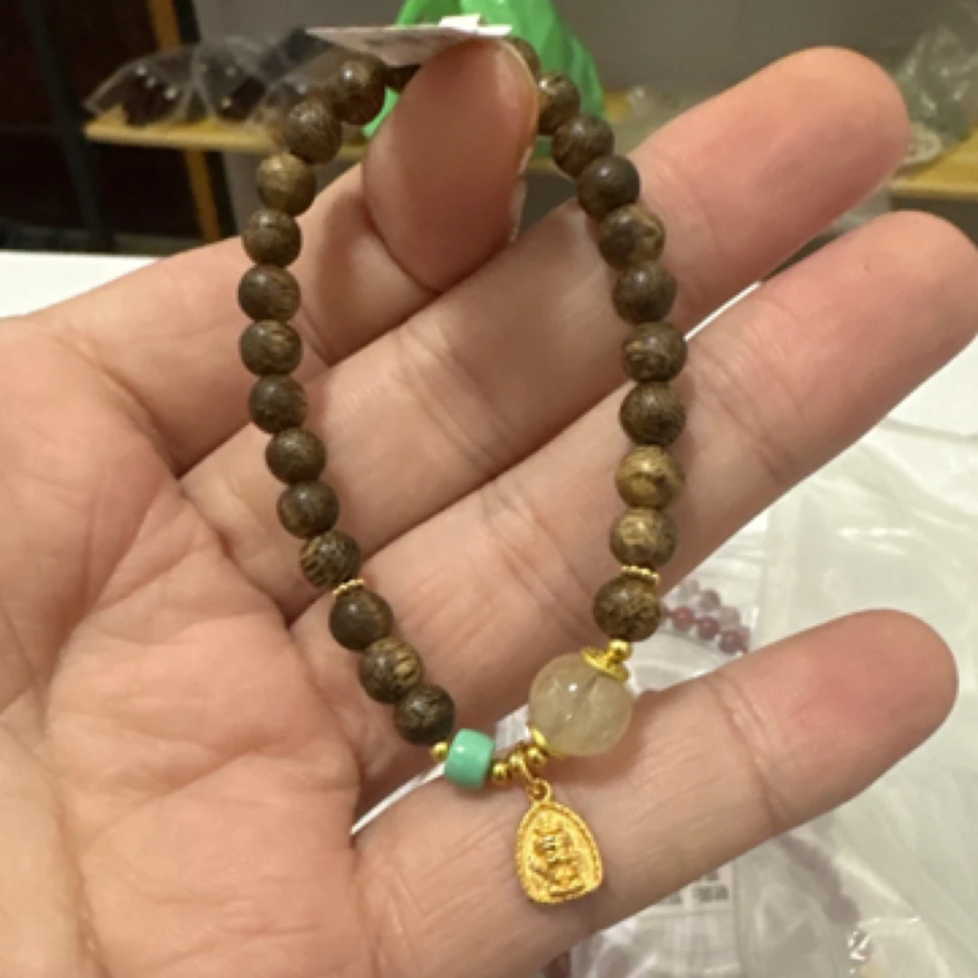 檀香木沉沉6mm手串A197