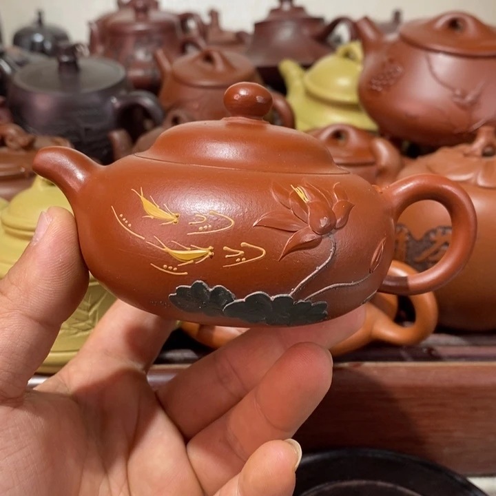 紫砂茶壶小**羽精工制作