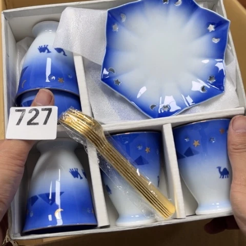 瓷片摆件工艺品瓷器摆件777