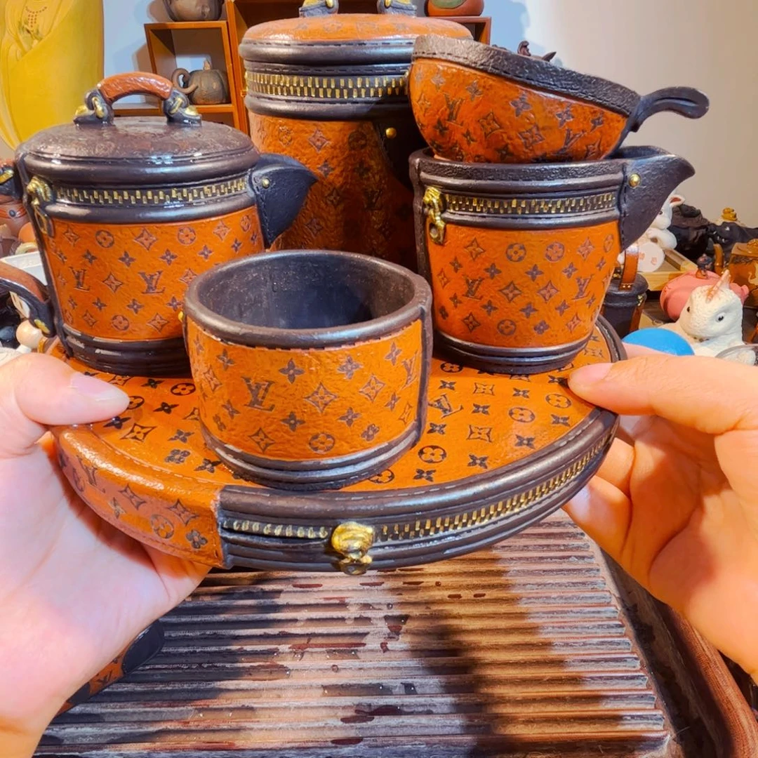 甜***手紫砂茶叶盒纯手工制作过程就是