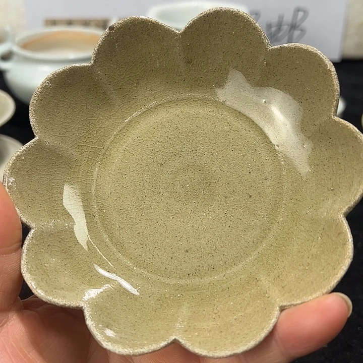 陶其他同安窑葵口洗