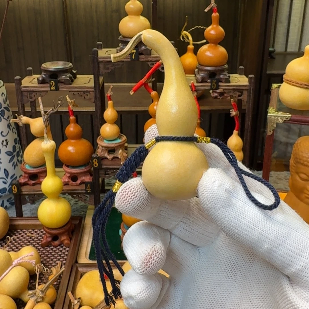 木精品小葫芦摆件手把件