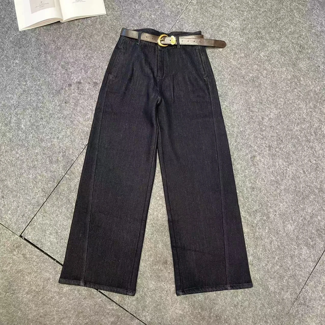 【南油张贝贝】气质百搭收腰显瘦直筒百搭休闲裤MM32320P