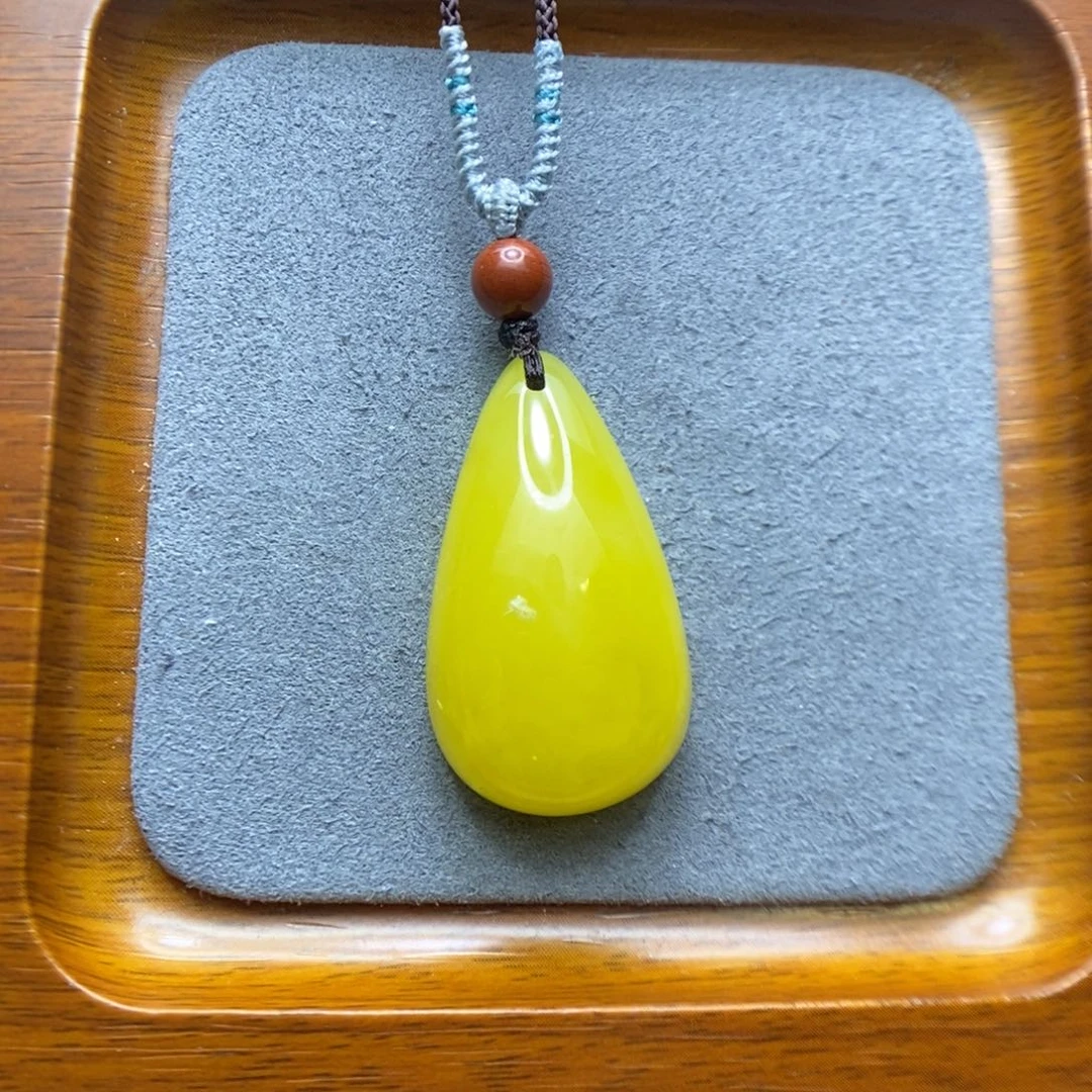 蜜蜡颈饰未镶嵌郎