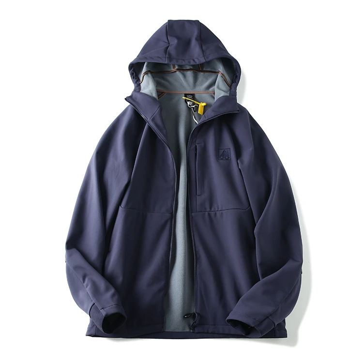 B836 美式潮牌轻奢小剪刀系列！户外机能防水连帽夹克23776灰青