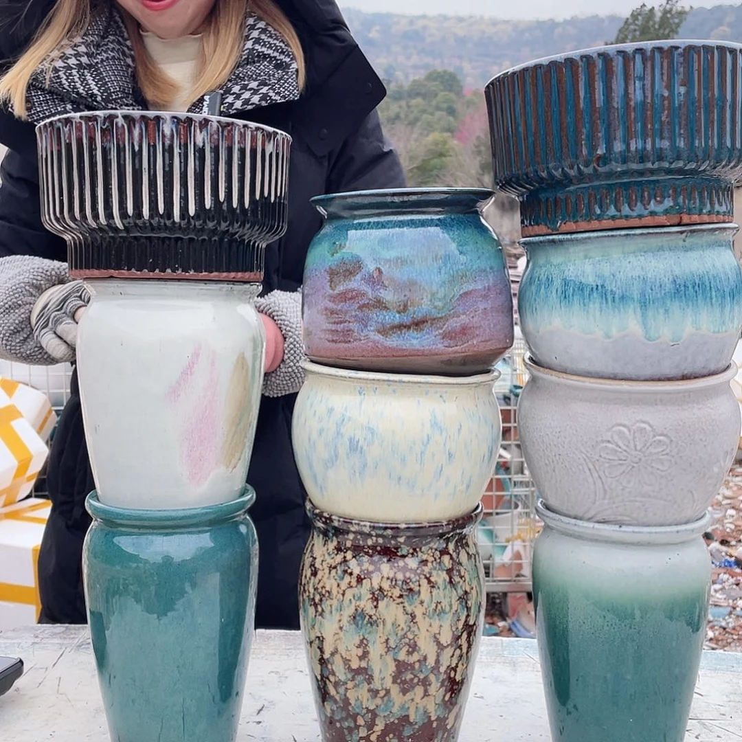 红陶王嫂花盆0305-262框