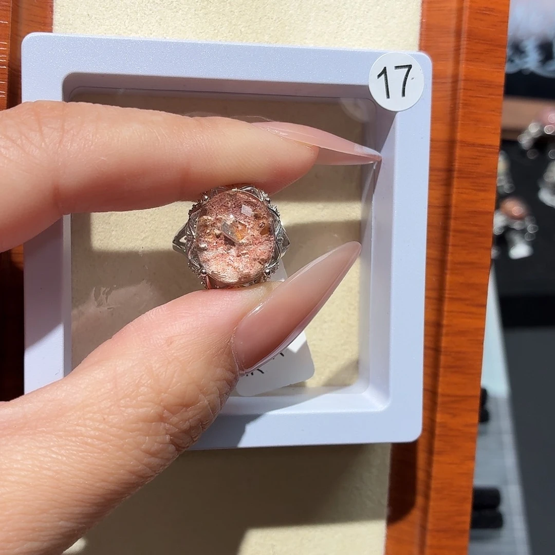 开***e水晶银S925镶嵌戒指