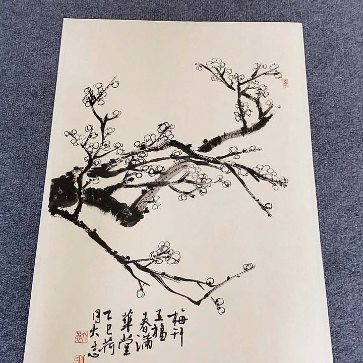 国画纯手绘写意画作45*68