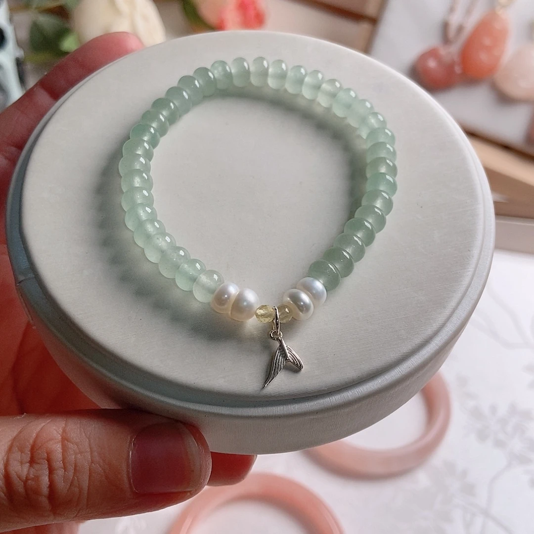 东陵石未镶嵌手链002