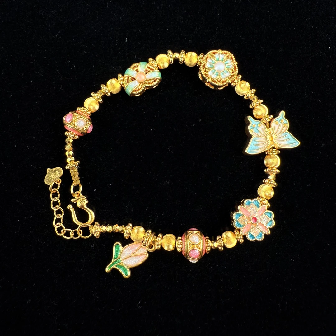 恒宝福【商城推荐】足金999 618好物节无氰精品花丝爱心手链