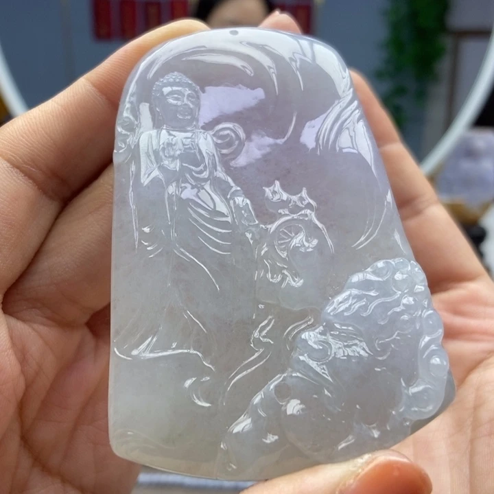 翡翠未镶嵌颈饰吊坠34
