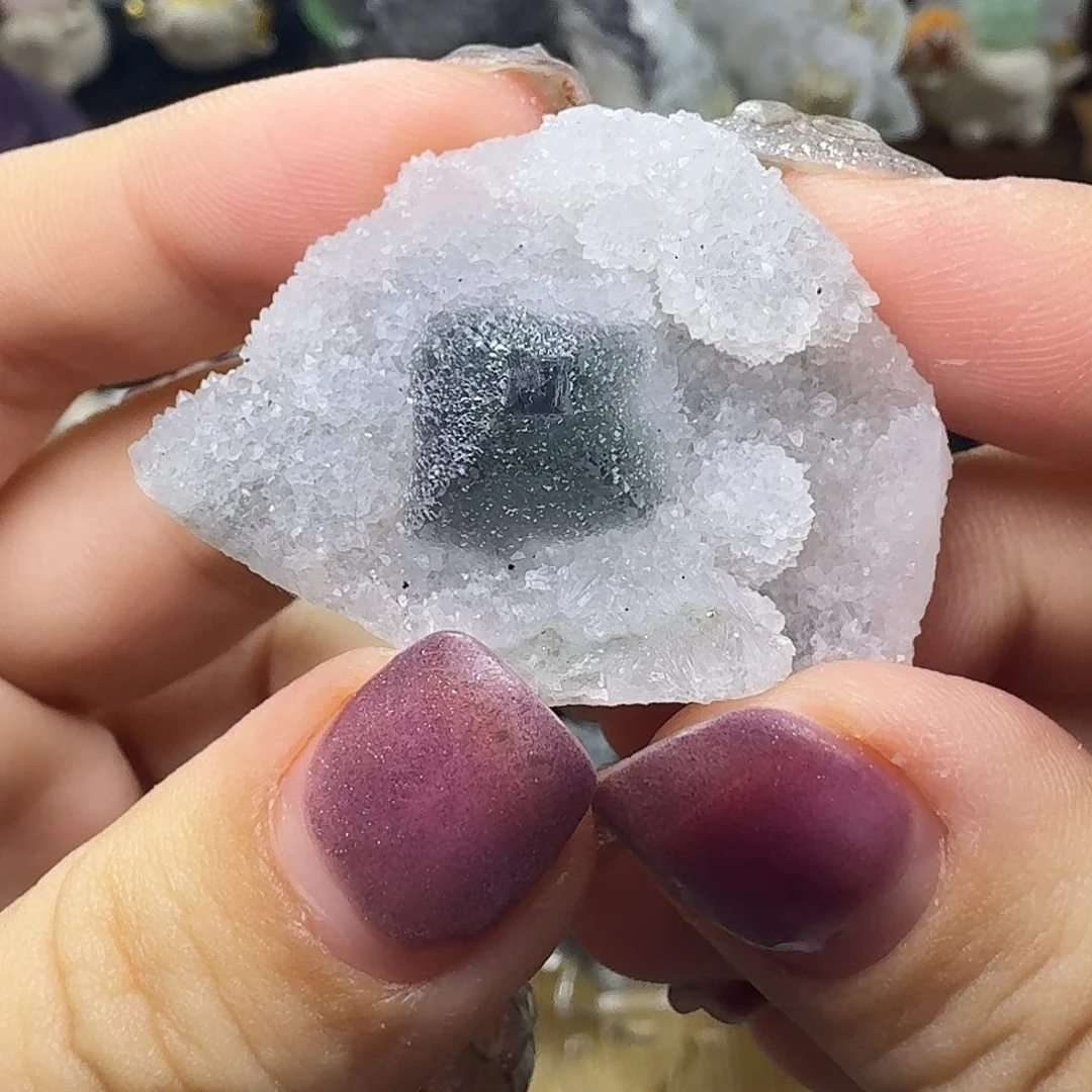 石材1️⃣3️⃣八面体萤石