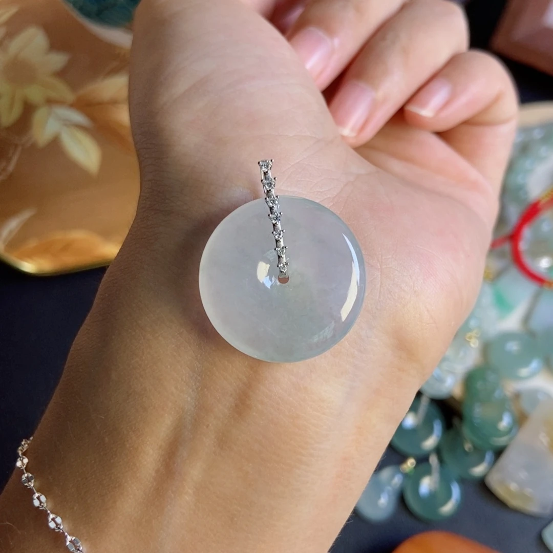 翡翠未镶嵌吊坠(不含链)翡翠