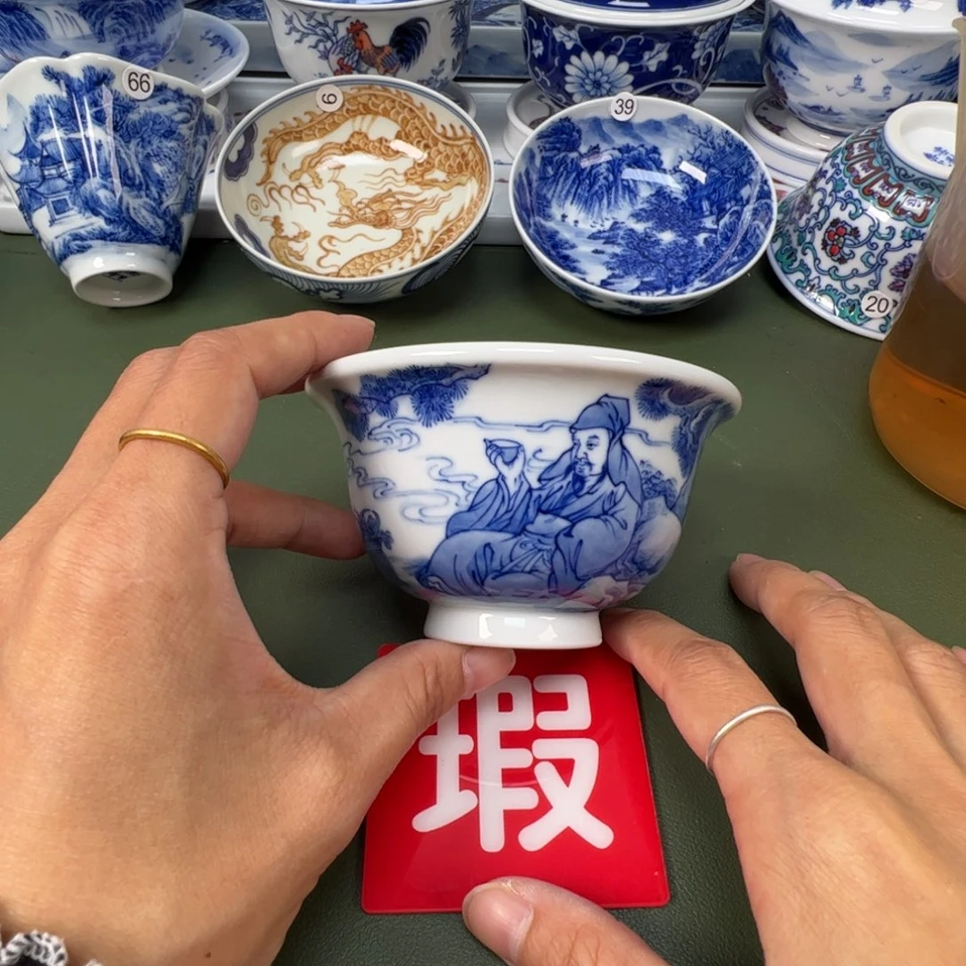 陶瓷景德镇纯手工纯手绘茶具木木77