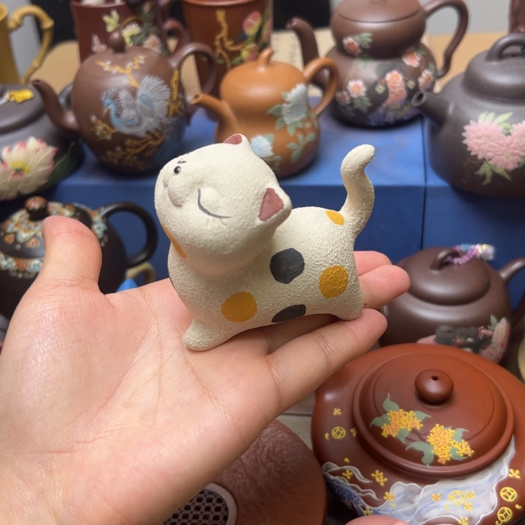 茶杯紫砂紫砂茶宠