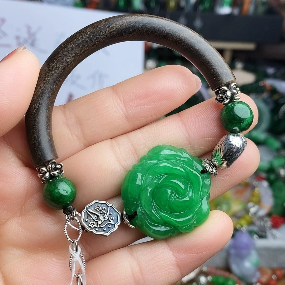 翡翠未镶嵌手链99