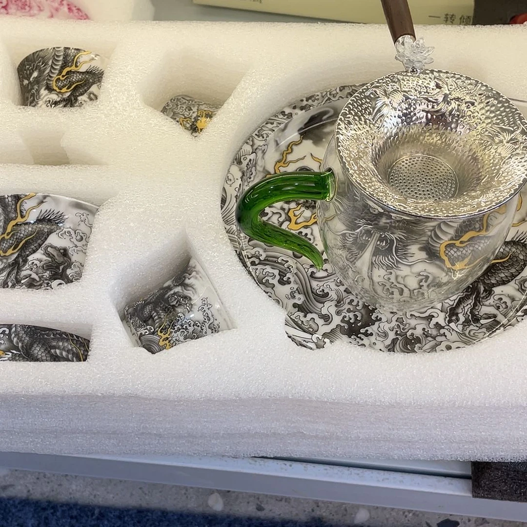 陶景德陶瓷盖碗茶具