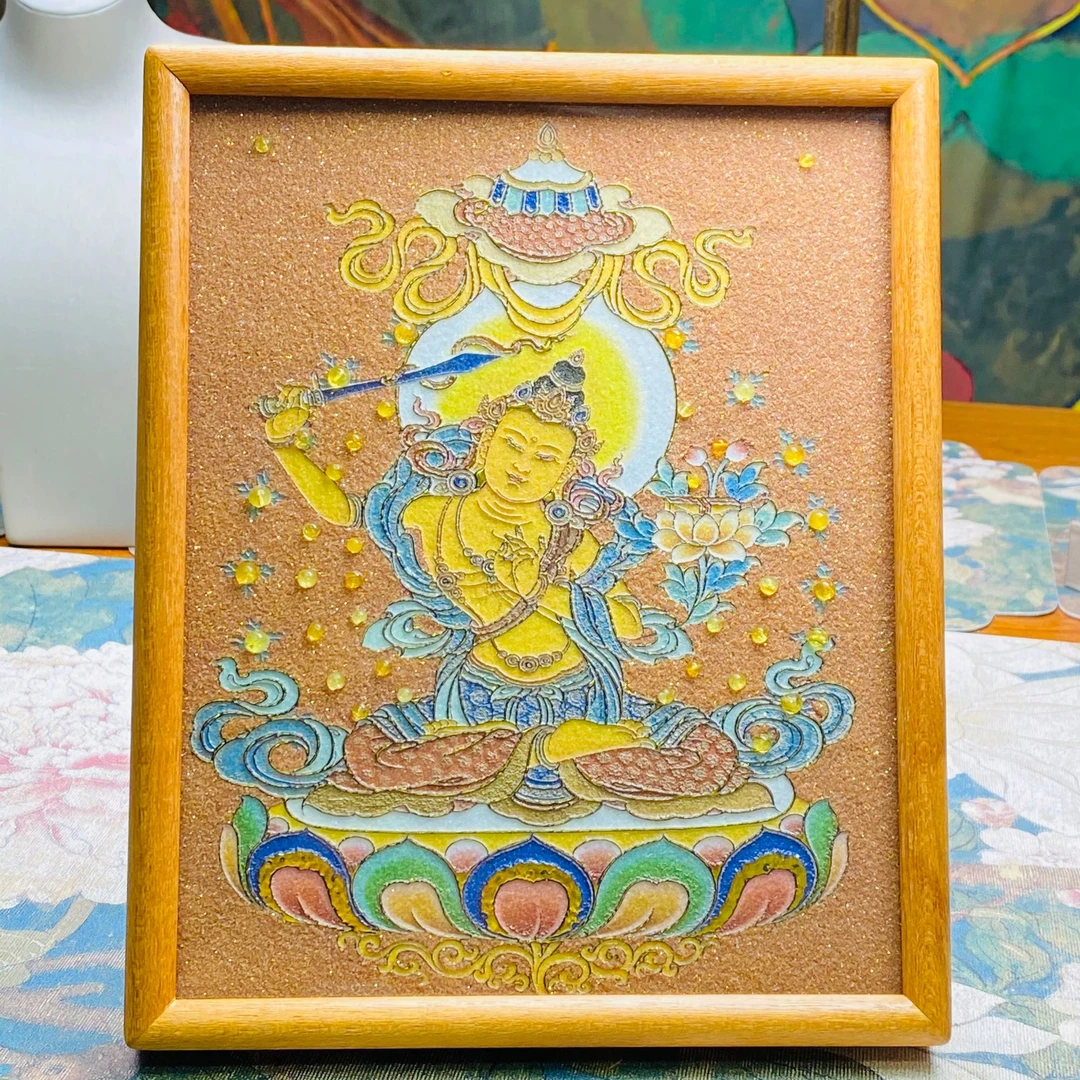 【珺笙珠宝】琥珀画八大守护神 尺寸27cm*21.5cm)M40021852001