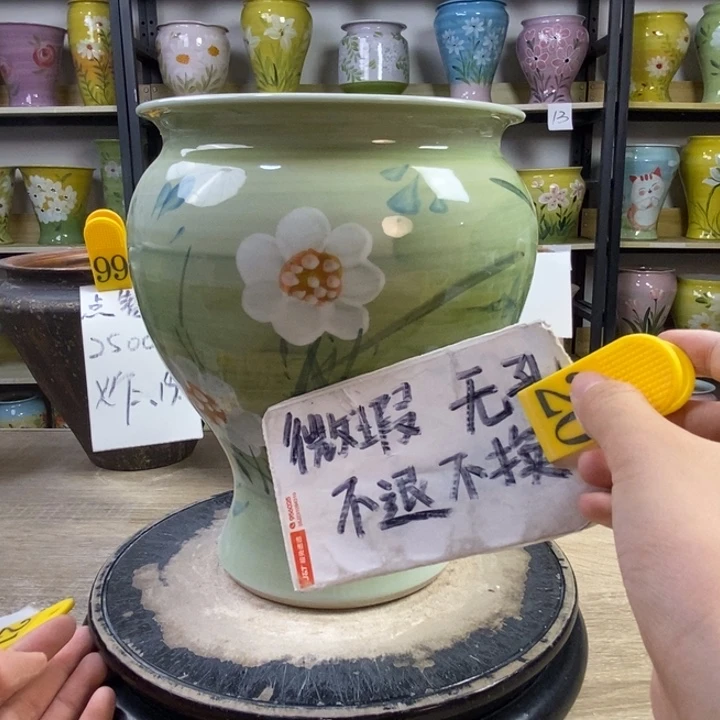 景德镇高温陶瓷花盆