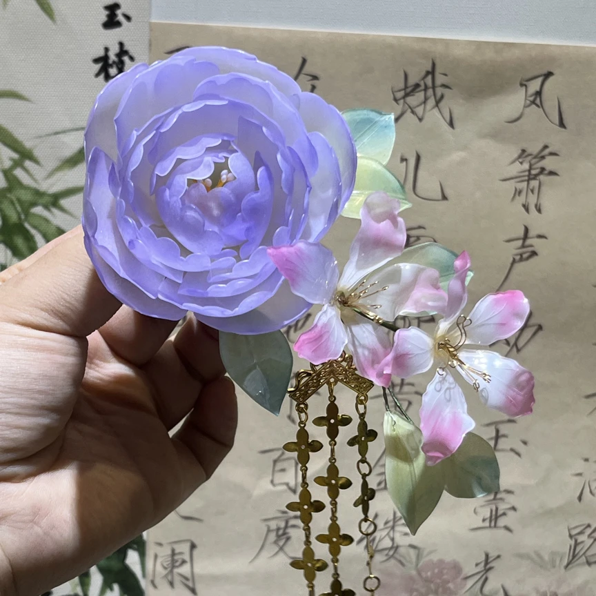 A04白菜小花带流苏
