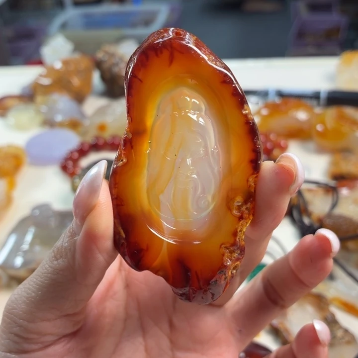 玛瑙/玉髓未镶嵌吊坠(不含链)