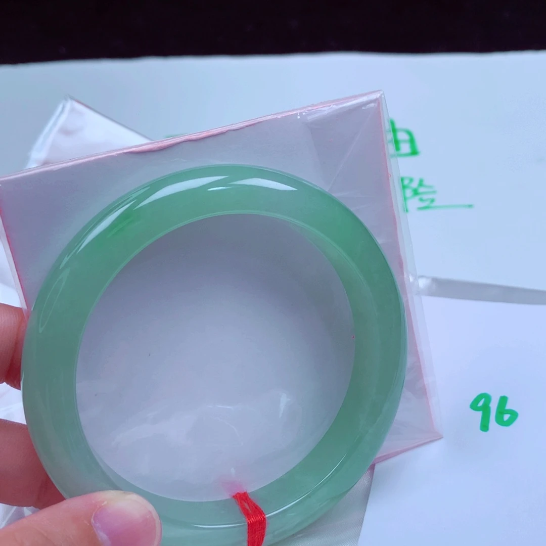 未镶嵌手镯翡翠缅甸天然A货翡翠手镯61.1