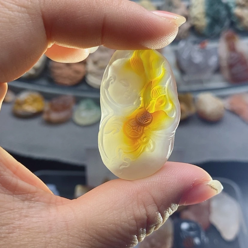【闪购商品】未镶嵌吊坠定制玛瑙