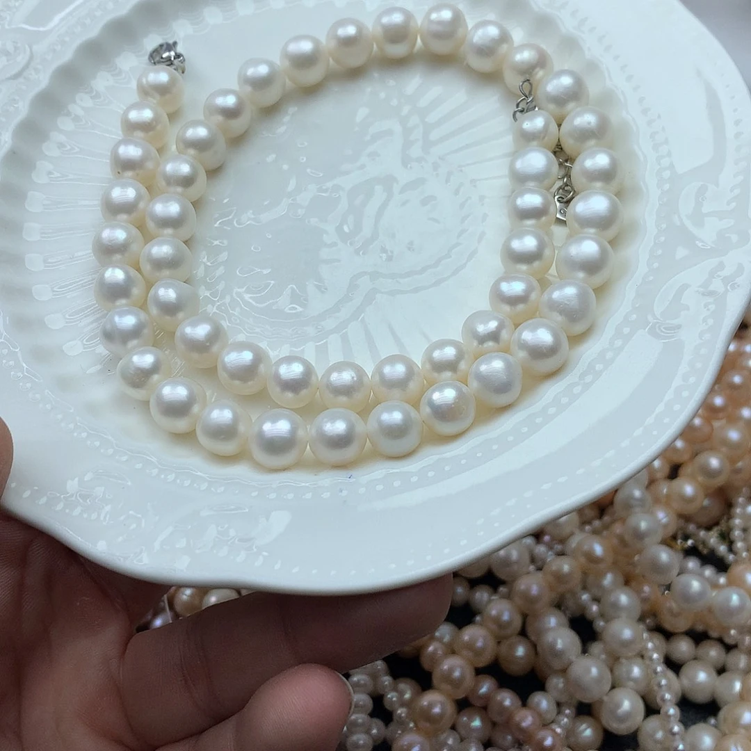 淡水珍珠9-10未镶嵌x56项链