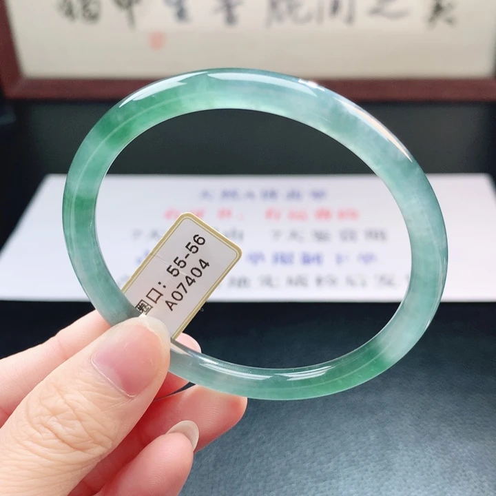 翡翠未镶嵌手镯翡翠手镯57