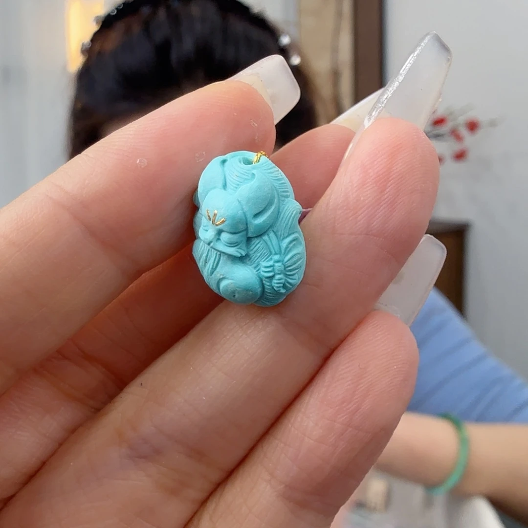 绿松石未镶嵌珠宝奇石