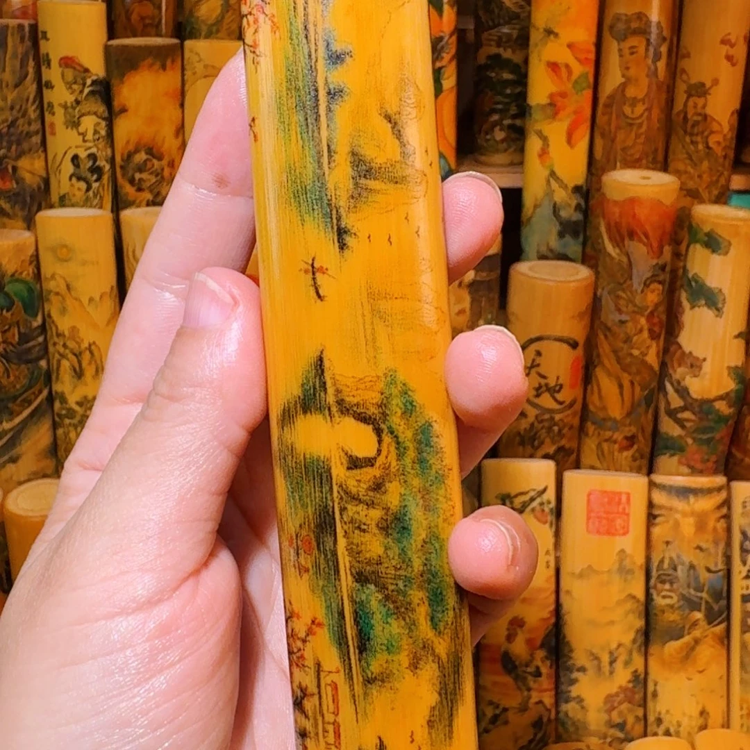 清***茗竹桂林山水甲天下作品