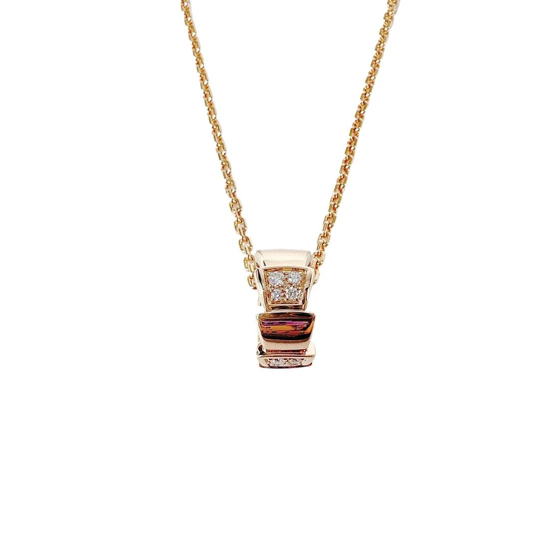 95新 BVLGARI/宝格丽 安洁利严选灵蛇系列/SK0123511 项链
