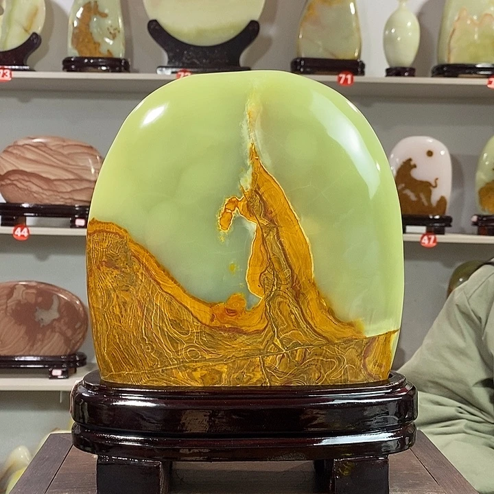 石材天然原石观赏石摆件