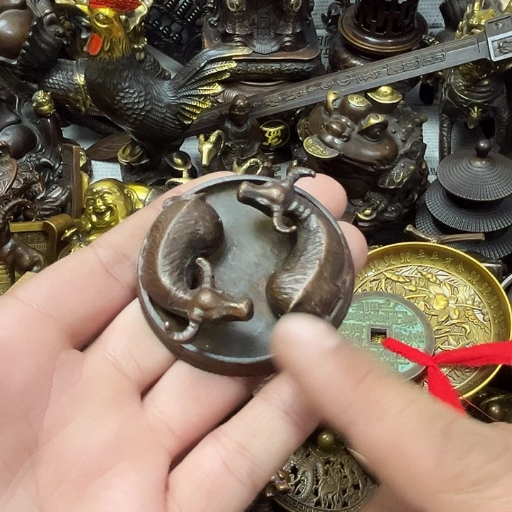 顺顺利利，铜器摆件