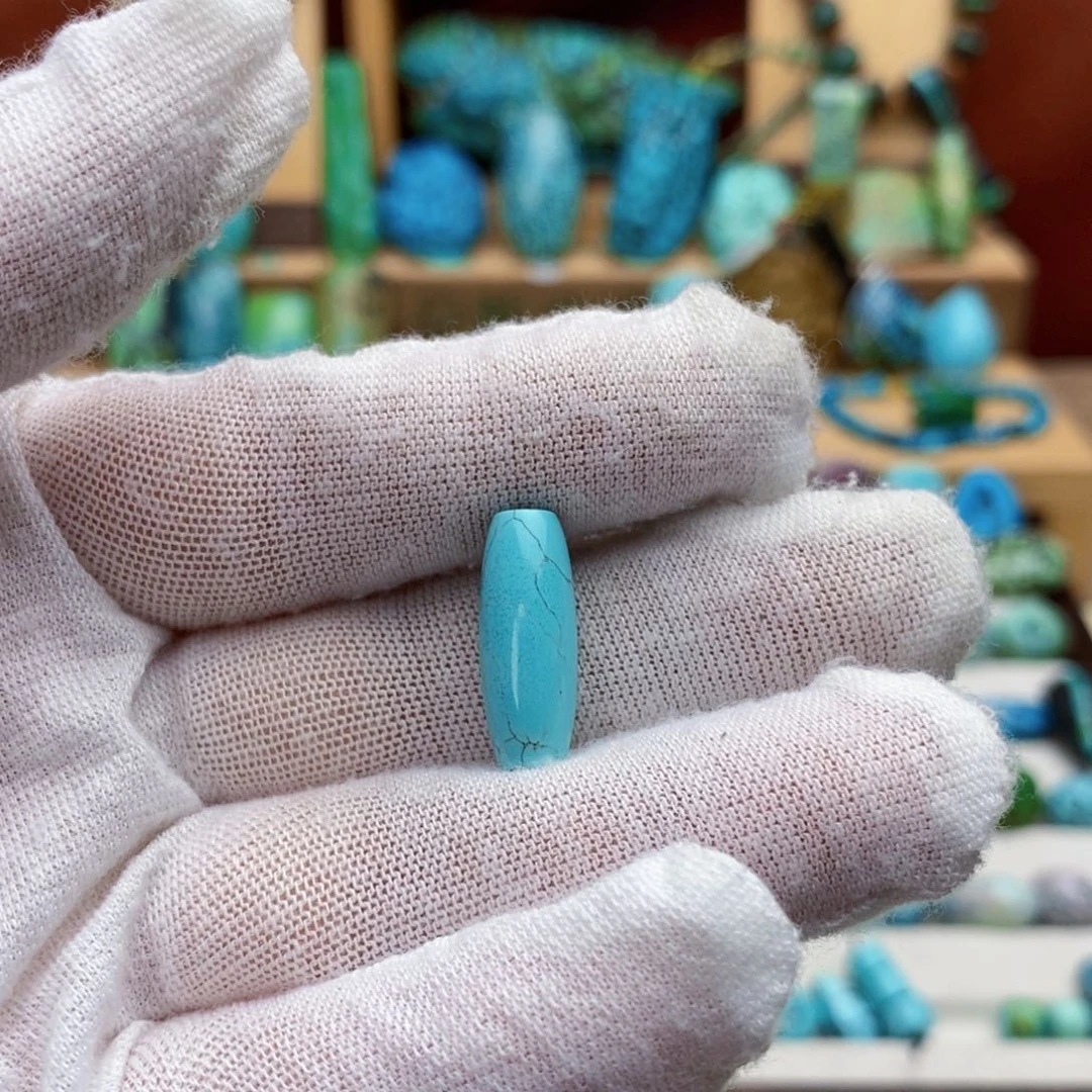 定制绿松石高瓷高蓝束珠