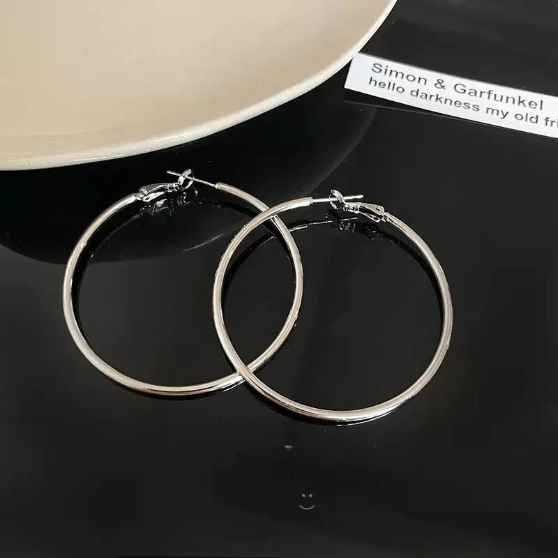 铜合金耳饰 饰品素款耳钉女日韩气质小众耳饰510