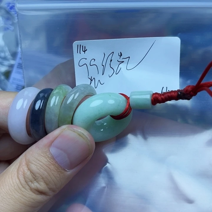 缘***落翡翠戒指未镶嵌翡翠