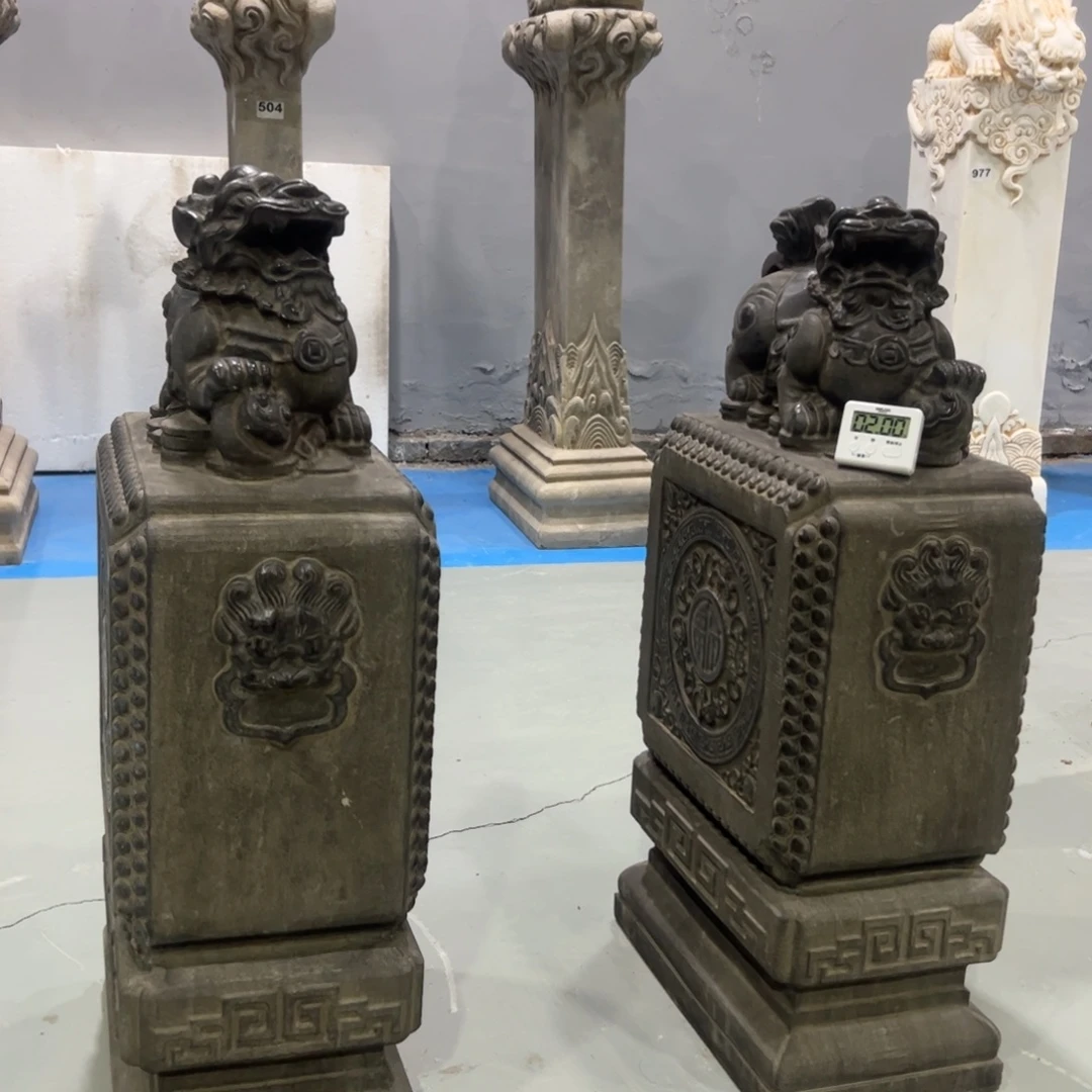 抱鼓石黑青石不包邮